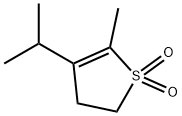 Thiophene, 2,3-dihydro-5-methyl-4-(1-methylethyl)-, 1,1-dioxide (9CI) Struktur