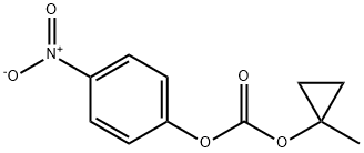 1-methylcyclopropyl 4-nitrophenyl carbonate Struktur