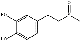 1,2-Benzenediol, 4-[2-(methylsulfinyl)ethyl]- (9CI) Struktur