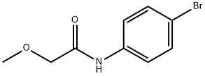 N-(4-bromophenyl)-2-methoxyacetamide Struktur