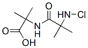 Alanine,  N-(N-chloro-2-methylalanyl)-2-methyl-  (9CI) Struktur