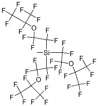 Tris(perfluoro(2-isopropoxyethyl))-methylsilane Struktur