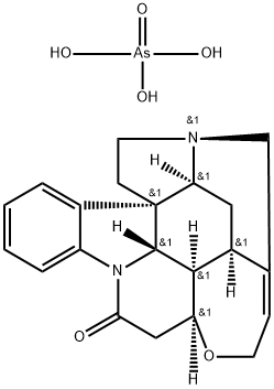 STRYCHNINE ARSENATE Struktur