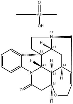 STRYCHNINE CACODYLATE Struktur