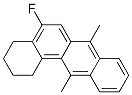 5-fluoro-(1,2,3,4-tetrahydro-7,12-dimethylbenz(a)anthracene) Struktur