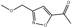 Ethanone, 1-[3-(methoxymethyl)-5-isoxazolyl]- (9CI) Struktur