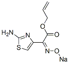 (2-Aminothiazol-4-yl)[(Z)-sodiooxyimino]acetic acid allyl ester Struktur