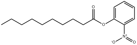 O-NITROPHENYL CAPRATE Struktur