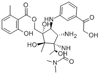 8''-hydroxypactamycin Struktur