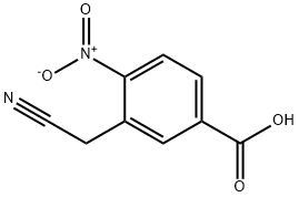 5-CARBOXY-2-NITROBENZYL CYANIDE Struktur