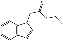 (indole-3-yl)acetic acid ethyl ester Struktur