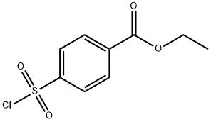 4-CHLOROSULFONYL-BENZOIC ACID ETHYL ESTER Struktur