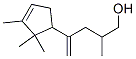 4-penten-1-ol,2-methyl-4-(2,2,3-trimethyl-3-cyclopenten-1-yl)- Struktur