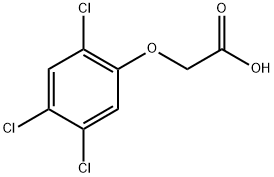 2,4,5-TRICHLOROPHENOXY-ACETIC ACID-RING-UL-14C Struktur