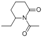 2-Piperidinone, 1-acetyl-6-ethyl- (9CI) Struktur