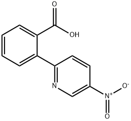 2-(5-nitro-2-pyridinyl)benzenecarboxylic acid Struktur