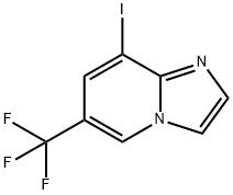 IMidazo[1,2-a]pyridine, 8-iodo-6-(trifluoroMethyl)- Struktur