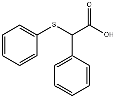 ALPHA-(PHENYLTHIO)PHENYLACETIC ACID Struktur