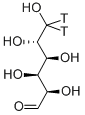 D-GLUCOSE-[6-3H(N)] Struktur