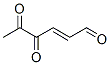 2-Hexenal, 4,5-dioxo-, (E)- (9CI) Struktur