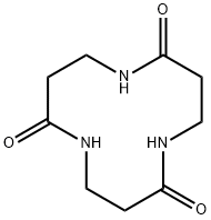 1,5,9-Triazacyclododecane-2,6,10-trione Struktur