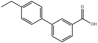 4-Ethylbiphenyl-3-carboxylic acid Struktur