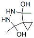 5,6-Diazaspiro[2.4]heptane-4,7-diol,  4,7-dimethyl- Struktur