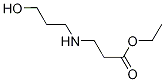 Ethyl 3-[(3-hydroxypropyl)amino]propanoate Struktur