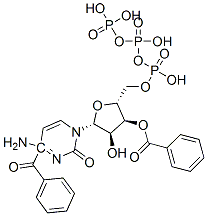 3'-O-(4-benzoyl)benzoylcytidine 5'-triphosphate Struktur