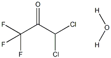 3,3-Dichloro-1,1,1-trifluoroacetone hydrate Struktur