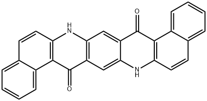 7,16-DIHYDROBENZO[A]BENZO[5,6]QUINO[3,2-I]ACRIDINE-9,18-DIONE Struktur