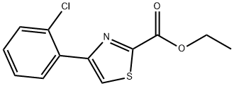 ethyl 4-(2-chlorophenyl)thiazole-2-carboxylate Struktur