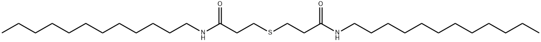 3,3'-thiobis[N-dodecylpropionamide]  Struktur