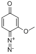 4-diazo-3-methoxy-2,5-cyclohexadien-1-one Struktur