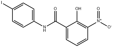 4IODO3NITROSALICYLANILIDE Struktur