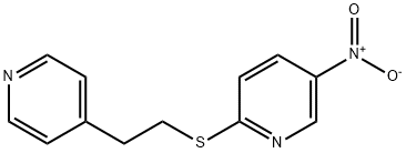 5-nitro-2-pyridyl 2-(4-pyridyl)ethyl sulfide Struktur