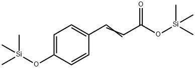 4-(Trimethylsilyl)oxycinnamic acid trimethylsilyl ester Struktur