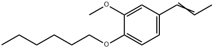 Hexyliso-eugenol Struktur