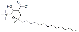 2-tetradecylglycidylcarnitine Struktur