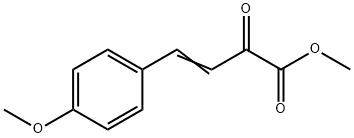 Methyl 4-(4-methoxyphenyl)-2-oxobut-3-enoate Struktur