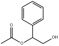 Acetic acid α-(hydroxymethyl)benzyl ester Struktur