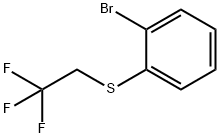 (2-BROMOPHENYL)(2,2,2-TRIFLUOROETHYL)SULFANE Struktur