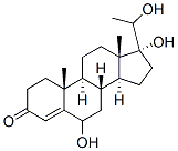 6,17,20-trihydroxypregn-4-ene-3-one Struktur