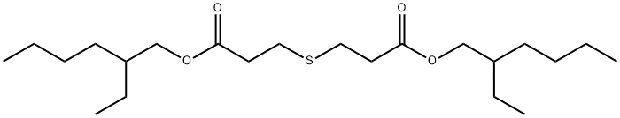 DI-2-ETHYLHEXYL 3,3'-THIODIPROPIONATE Struktur