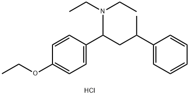 [1-(4-ethoxyphenyl)butyl]diethylammonium chloride  Struktur