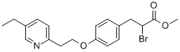 2-Bromo-3-[4-(2-(5-ethyl-2-pyridyl)ethoxy)phenyl]propionic acid methyl ester price.