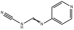 Methanimidamide, N-cyano-N-4-pyridinyl- (9CI) Struktur