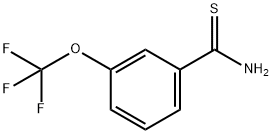 3-(TRIFLUOROMETHOXY)BENZENECARBOTHIOAMIDE Struktur