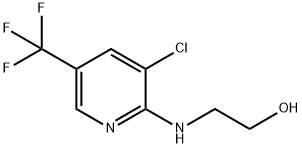 2-{[3-Chloro-5-(trifluoromethyl)-2-pyridinyl]-amino}-1-ethanol Struktur