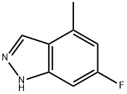 6-FLUORO-4-METHYL-(1H)INDAZOLE Struktur